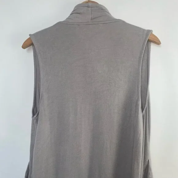 Athleta | Mindset Waterfall Modal Soft Drawstring‎ Vest - Picture 4 of 10
